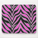 Colorful zebra stripes mousepads