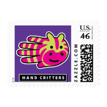 Colorful Zebra Stripes Postage