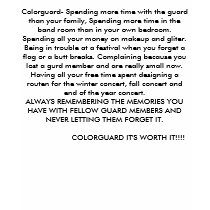 cOlOrGuArD t-shirts by colorguard_girl cOlOrGuArD t-shirts