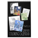 Coloring Calendar 2011 calendar