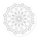 Coloring Fun - Mandala 2 stickers