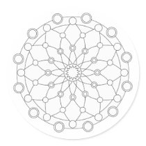 Coloring Fun - Mandala 2 stickers by karanta Coloring Fun - Mandala 2 stickers