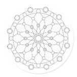 Coloring Fun - Mandala 2 stickers