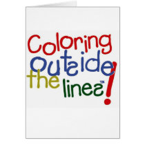 Coloring Outside the Lines Card