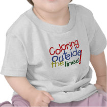Coloring Outside the Lines Tees