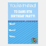 Coloring Page Birthday Invite! invitations