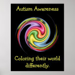 Coloring the World Differently Poster