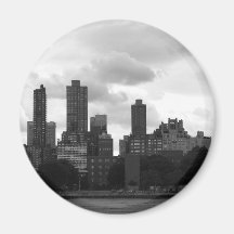 Colorless NY Fridge Magnets