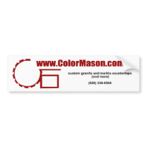ColorMason.com bumper-sticker bumper stickers