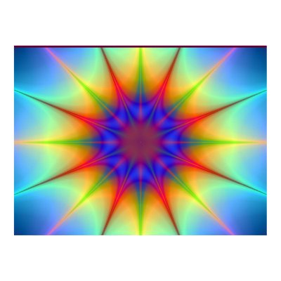 Colors In The Shape Of An Atom In Space Poster by Rb_barnes2