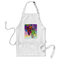 Colors of autumn grapes aprons