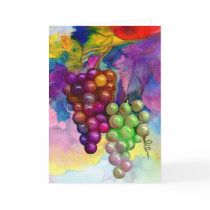 Colors of autumn grapevine cards