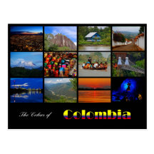 Colors of Colombia Post Card