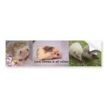 colors of love bumper sticker bumper stickers