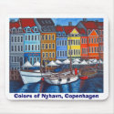 Colors of Nyhavn Mousepad by LisaLorenzPaintings Colors of Nyhavn Mousepad
