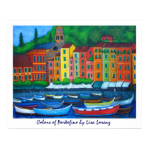 Colors of Portofino Painting Print