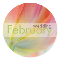 Colors of Spring • February Wedding Sticker by SabineStGreetings Colors of Spring • February Wedding Sticker