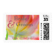 Colors of Spring Tulip • Bride & Groom Stamp