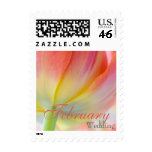 Colors of Spring Tulip • February Wedding Stamp