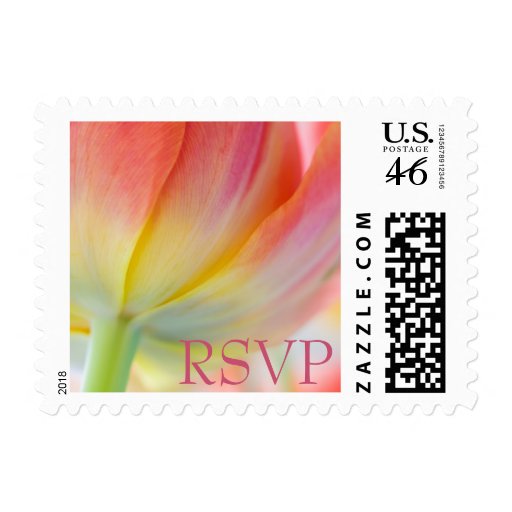 Colors of Spring Tulip RSVP Stamp