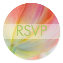 Colors of Spring Tulip • RSVP Sticker by SabineStGreetings Colors of Spring Tulip • RSVP Sticker