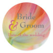 Colors of Spring Tulip • Save the Date Sticker