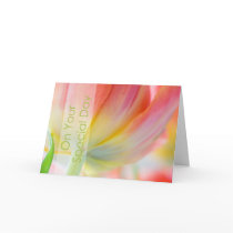 Colors of Spring Wedding Congratulation Card