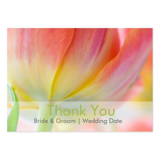Colors of Spring â€¢ Wedding Favor Tag Business Card Template