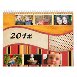 Colors of Summer Personalized Photo Calendar