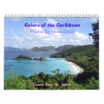 Colors of the Caribbean - Customiz... - Customized Wall Calendar