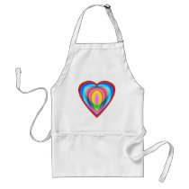 Colors Of The Heart aprons by mohsenart Colors Of The Heart aprons
