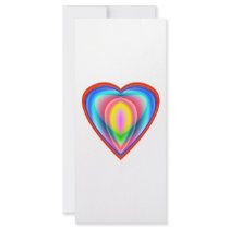 Colors Of The Heart rack cards