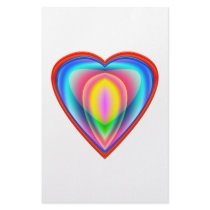 Colors Of The Heart stationery by mohsenart Colors Of The Heart stationery