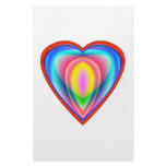 Colors Of The Heart Stationery Design