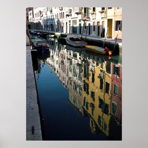 Colors of Venetian Reflections print