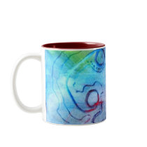 Colors of Water, fine art mug