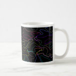 Colors on Black Background Coffee Mug mugs