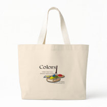 Colors one canvas bags