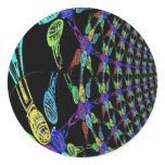 Colorwheel of Microphones (Infinity Pattern) stickers