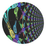 Colorwheel of Microphones (Infinity Pattern) stickers