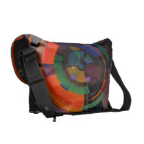 rainbow, fractal, apophysis, Rickshaw messenger bag med brugerdefineret grafisk design