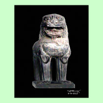 Colossal Asian Lion jGibney The MUSEUM Zazzle Gift posters