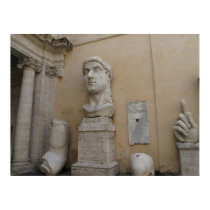 Colossal statue of Constantine, Rome, 315-220 posters