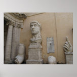 Colossal statue of Constantine, Rome, 315-220 Poster