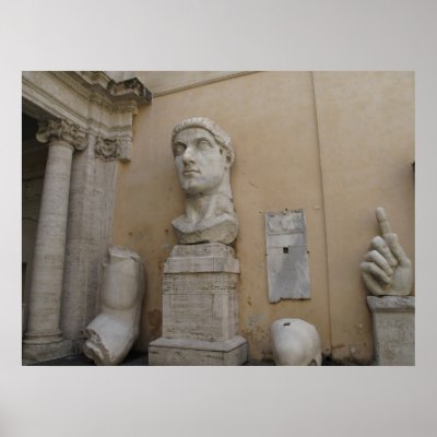 Statue Head on Head Of Constantine S Colossal Statue At The Capitoline Museums