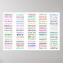 Colossal Welcome in 80 Languages Poster - 5 sizes!