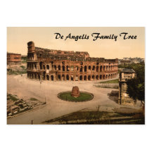 Colosseum and Meta Sudans, Rome, Italy Business Card Template