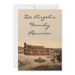 Colosseum and Meta Sudans, Rome, Italy Personalized Invitation