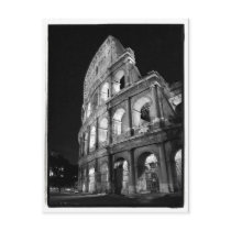 Colosseum at Night Postcard