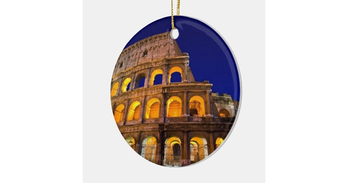 Colosseum Rome Ceramic Ornament Zazzle